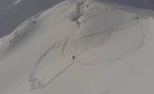 Лавина на Драгобрате: лыжник чудом спасся