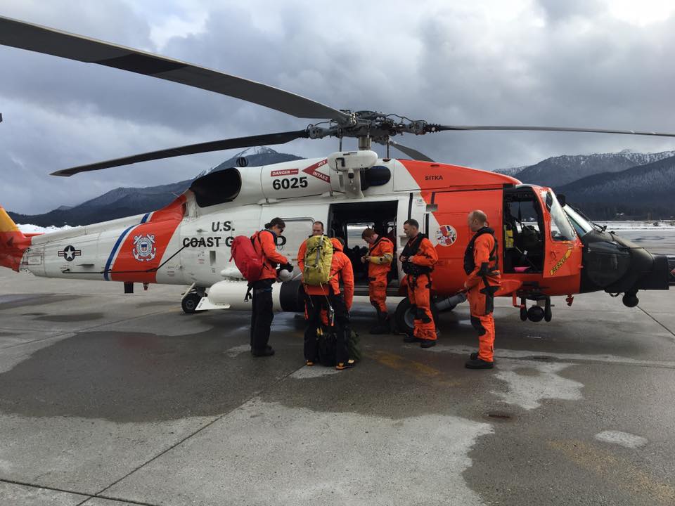 Поисковая операция на Аляске. Фото Juneau Mountain Rescue
