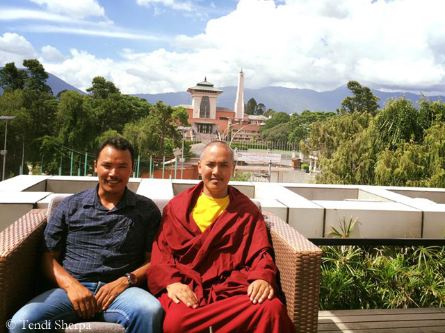 Тенди Шерпа (Tendi Sherpa) со своим братом Карма Нима (Karma Nima) . Фото Tendi Sherpa