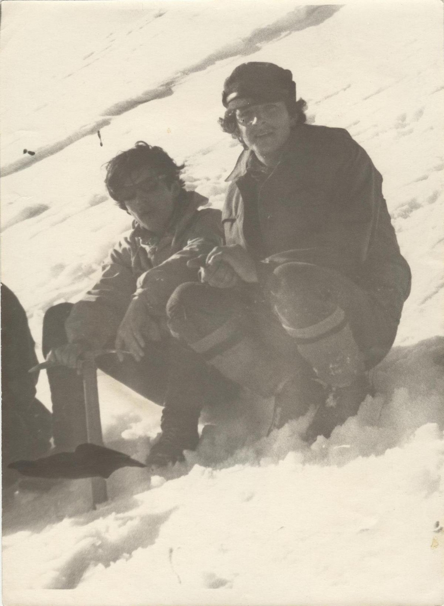 1971, Говерла. Игорь Шарабура и Сергей Герман. Фото из архива Сергея Германа