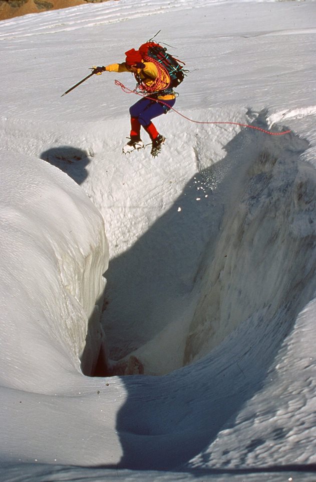 Джефф Лоу (Jeff Lowe) в Канадских Скалистых Горах.Фото из архива Jeff Lowe