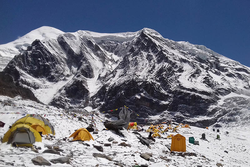 Базовый лагерь восьмитысячника Дхаулагири (Dhaulagiri, 8167 м), 2017 год. Фото: RSS