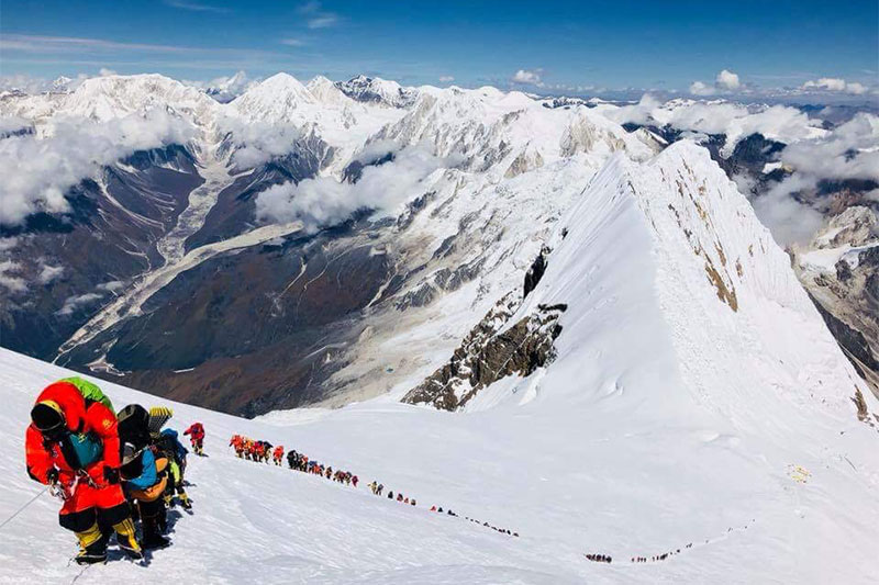 Восхождение на Манаслу. Фото Mingma David Sherpa