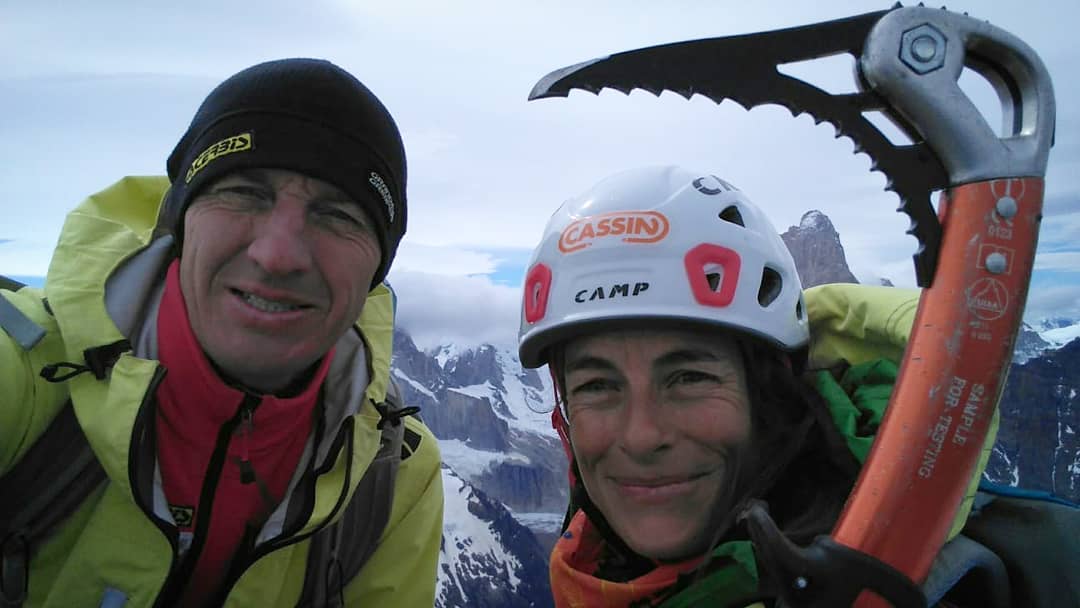 Денис Урубко и Мария Карделл (Maria Cardell) на вершине Серро-Соло (Cerro Solo). Фото Maria Cardell