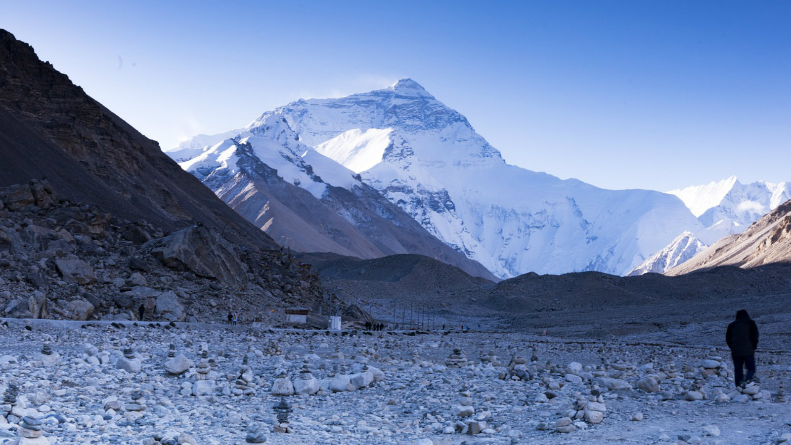 Вид на Эверест со стороны монастыря Ронгбук