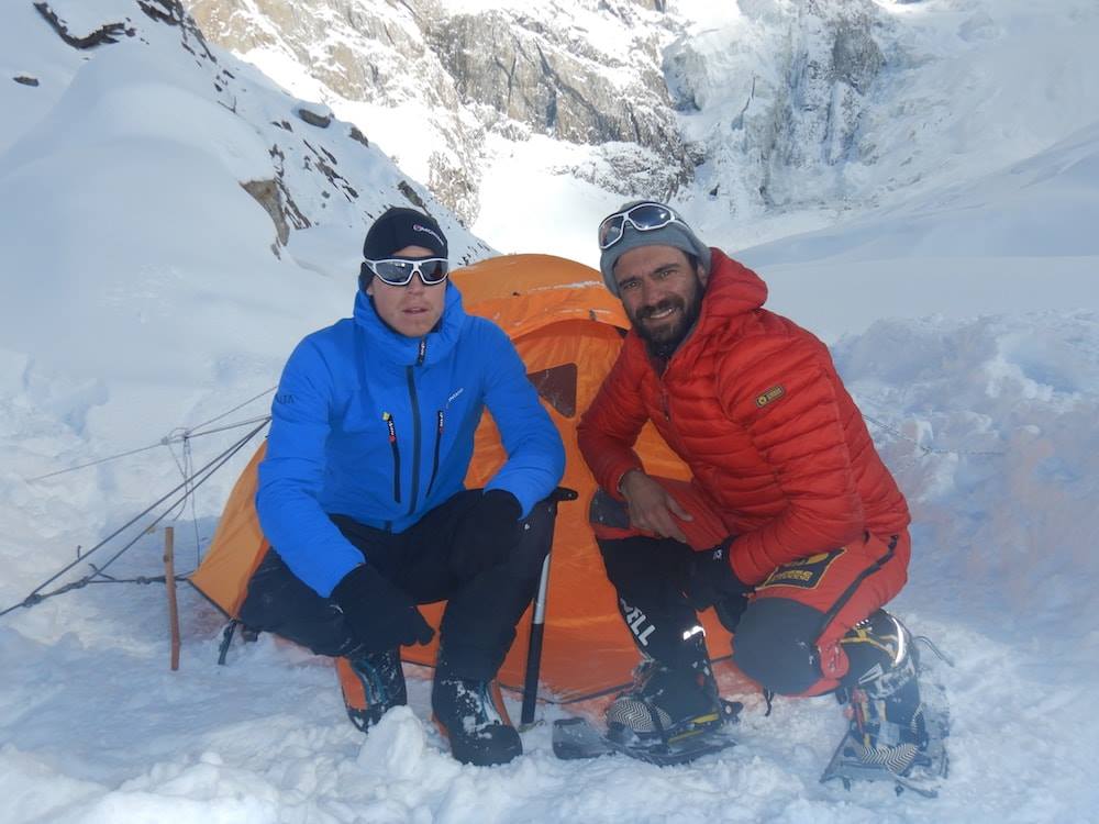 Даниэль Нарди  (Daniele Nardi) и Том Баллард (Tom Ballard) во втором высотном лагере Нангапарбат. Февраль 2019. Фото Daniele Nardi