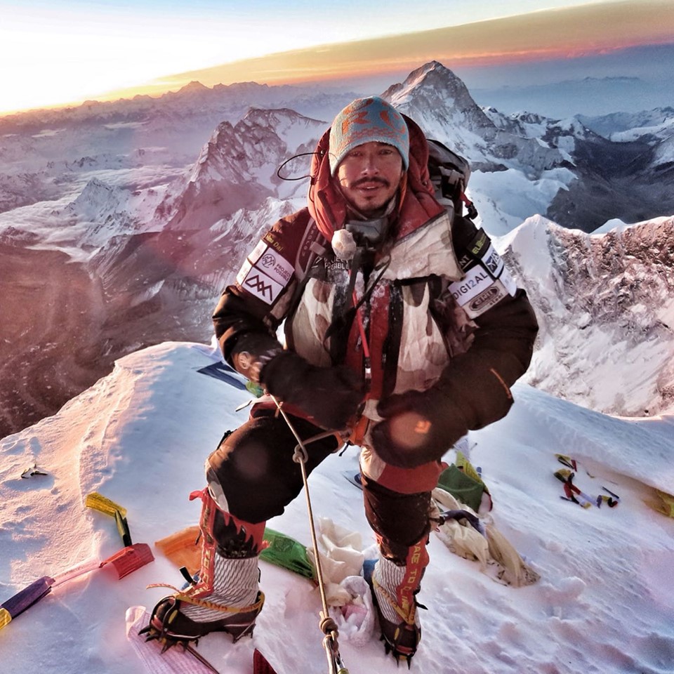 Нирмал Пуржа (Nirmal Purja) в восхождении на Эверест, 22 мая 2019 года. Фото (Nirmal Purja