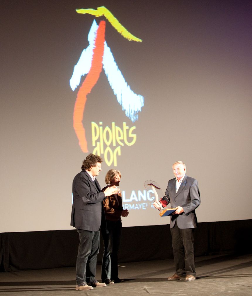 Робер Параго - лауреат премии "Piolet d’Or Lifetime Achievement - Walter Bonatti Award". 2012 год