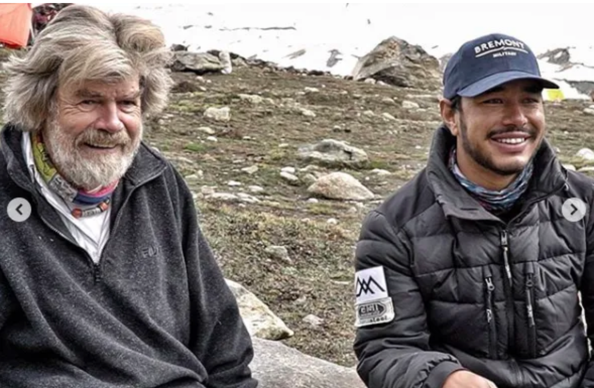Райнхольд Месснер (Reinhold Messner) и Нирмал Пуржа (Nirmal Purja)