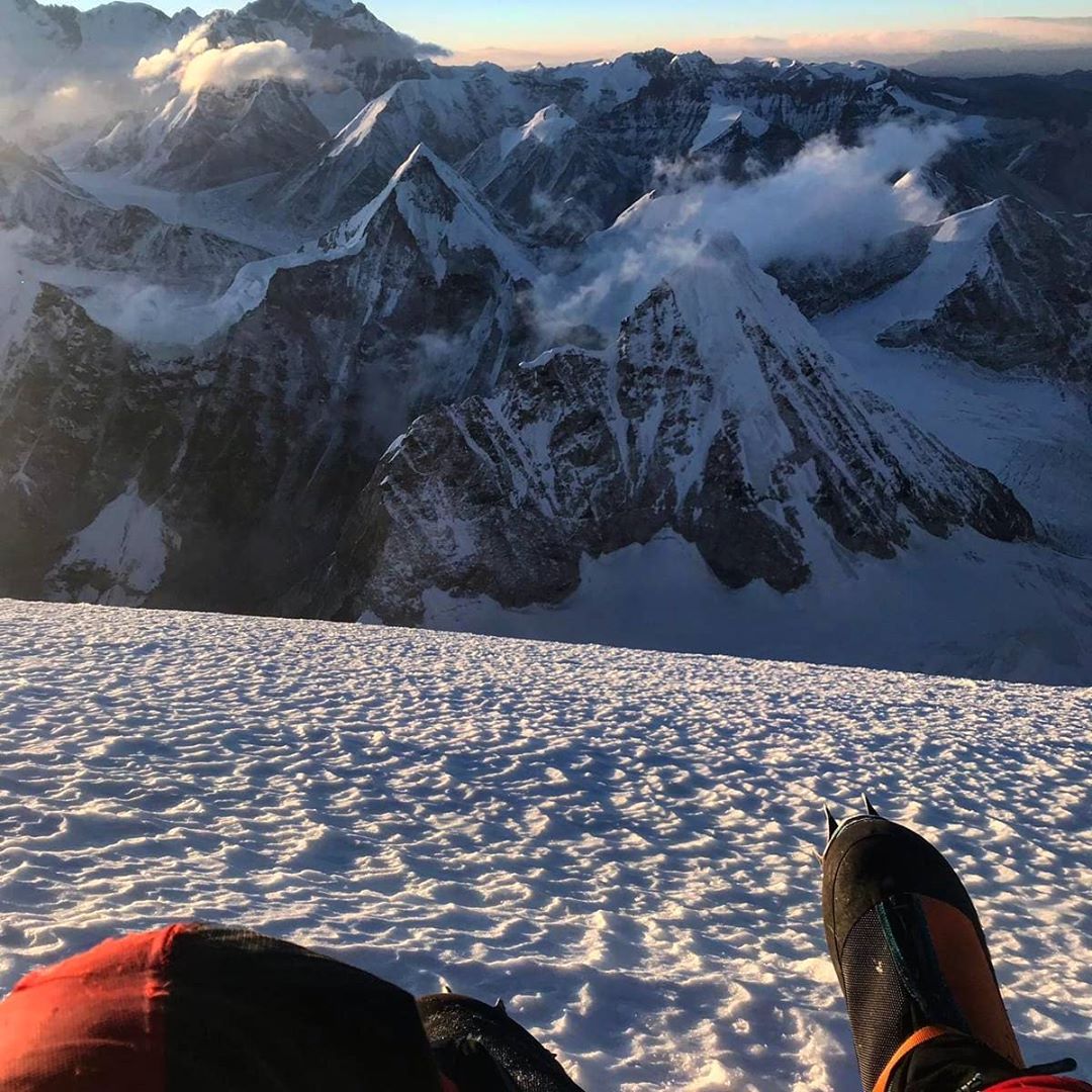 Йошт Кобуш (Jost Kobusch) в штурмовой попытке восхождения на Эверест. Фото Jost Kobusch