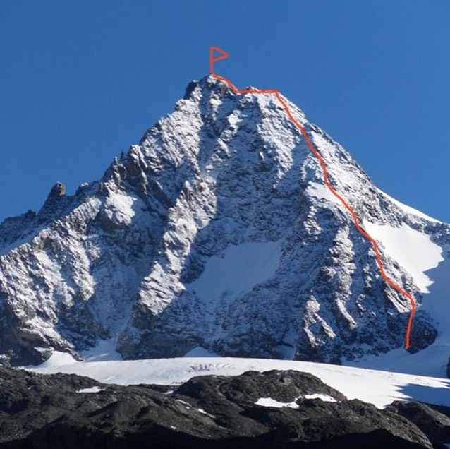Никита Балабанов и Александр Якунин открывают новый маршрут на высочайшую вершину Австрии - гору Гросглоккнер. Фото Никита Балабанов и Александр Якунин