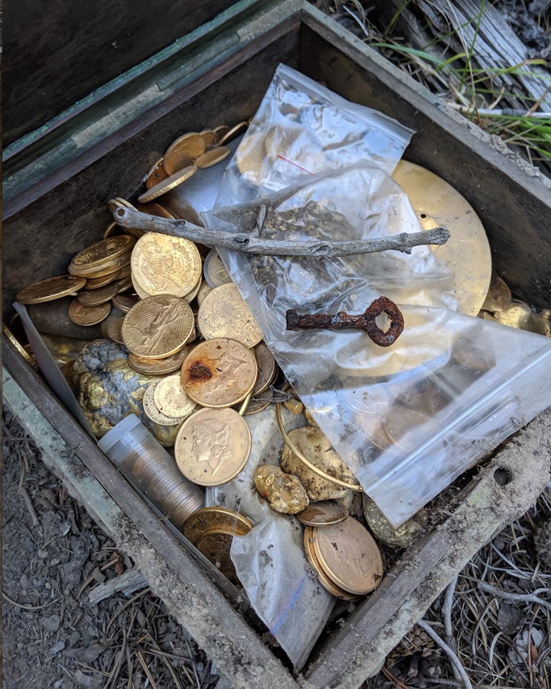 сокровище было найдено в канадских Скалистых горах 