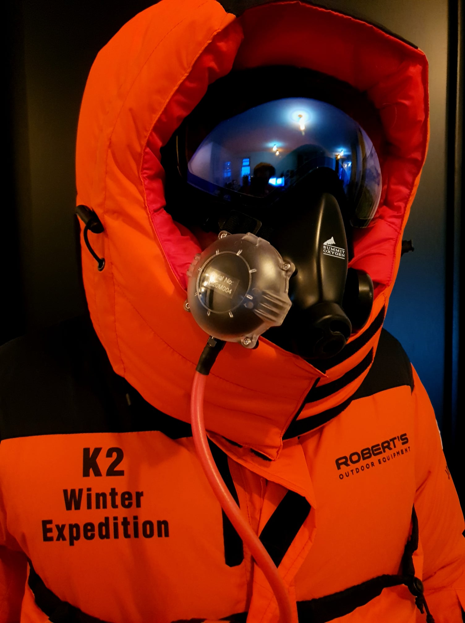 Костюм Джона Снорри, который будет использоваться в зимней экспедиции на К2 в сезоне 2020/2021