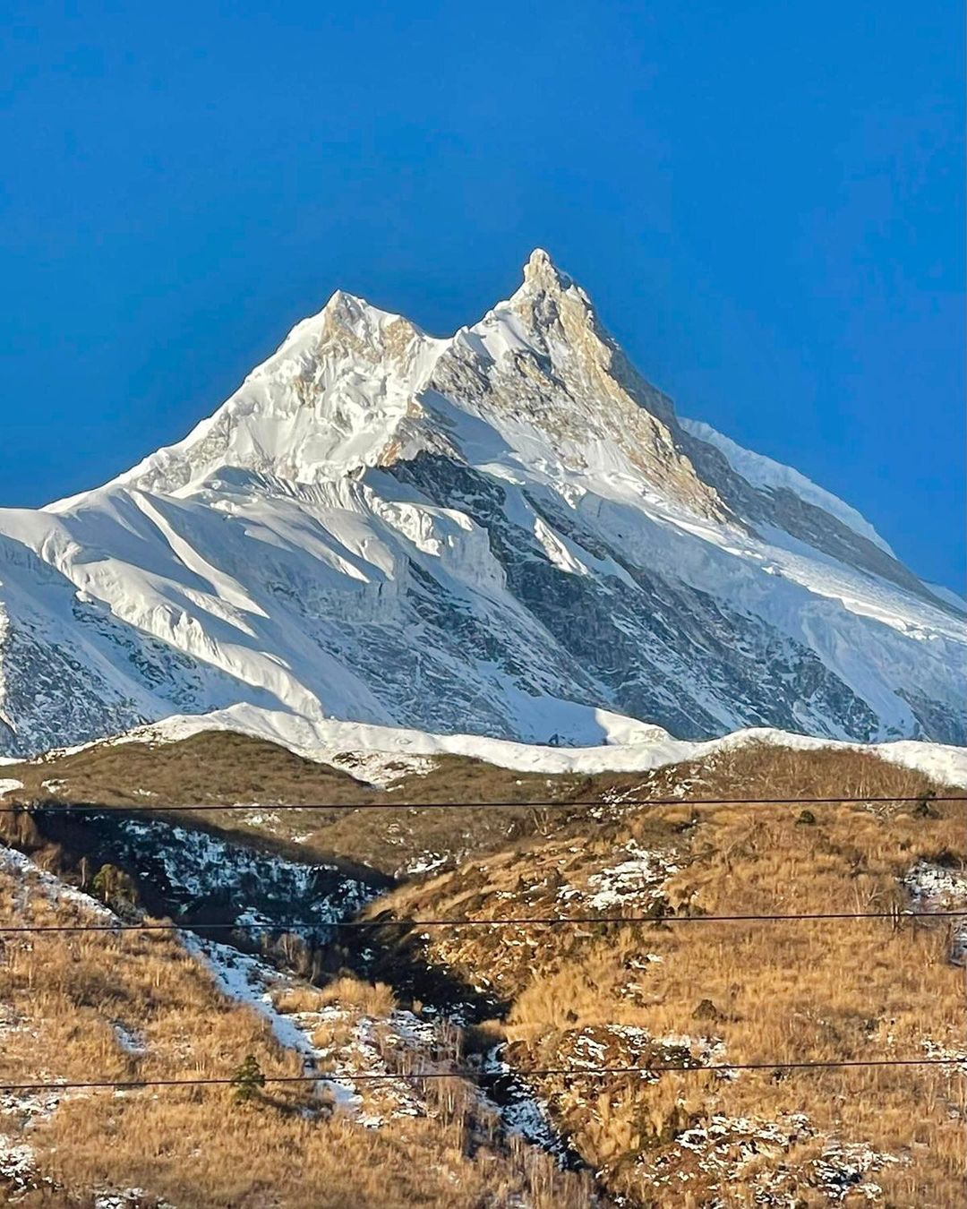 восьмитысячник Манаслу (Manaslu, 8156 м)- восьмая по высоте вершина мира. Фото Simone Moro