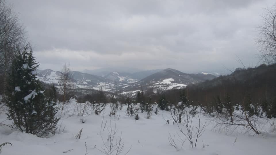 Лобня-Пішконя-Ужоцький перевал. 20-22 січня 2021 року. Фото Віталій Піддубняк