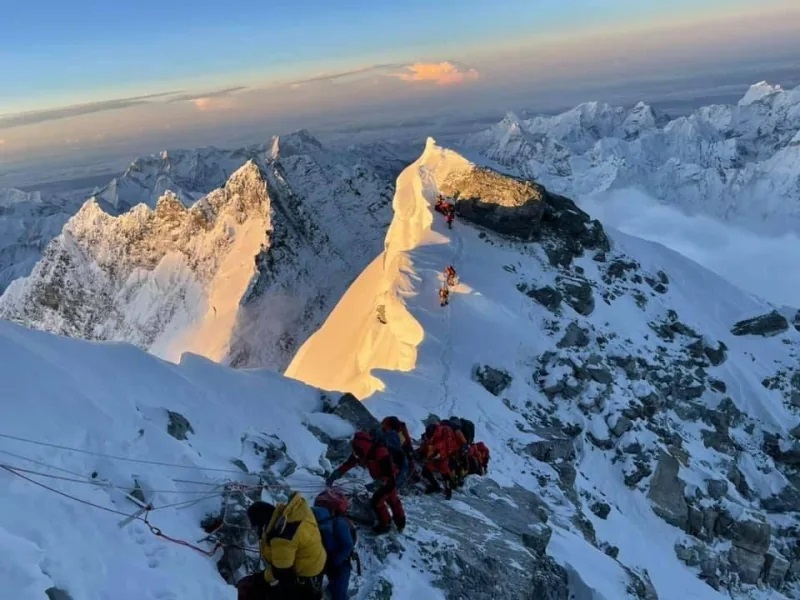 Восхождение на Эверест. Фото Nima Tenji Sherpa