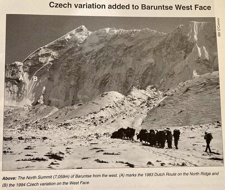  линия B на архивной фотографии - чешский маршрут на северо-западе Барунцзе