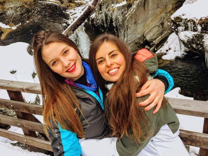 29-летняя Мартина Свилуппо (Martina Sviluppo) и 28-летняя Паола Вискарди (Paola Viscardi)  - погибшие при спуске с горы Пирамид-Винсент (Piramide Vincent) 