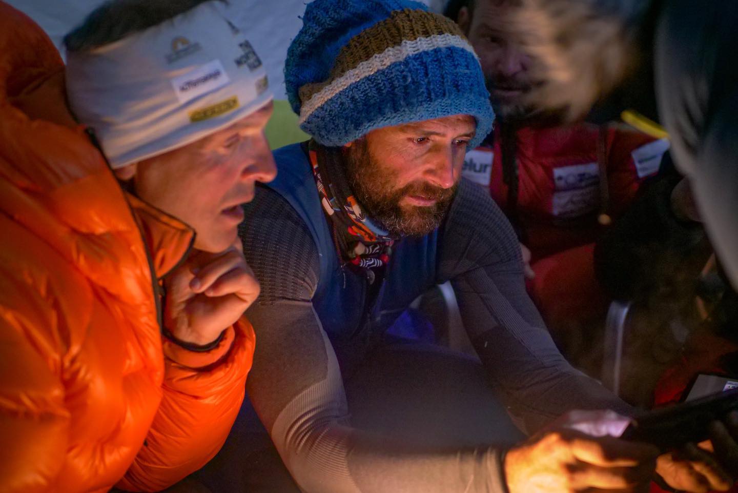 Алекс Тикон (Alex Txikon) и Симоне Моро (Simone Moro) в зимней экспедиции на Манаслу в сезоне 2020/2021 года