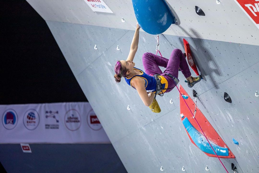 Евгения Казбекова (г. Днепр) - полуфиналистка Чемпионата Мира по скалолазанию 2021 года в Москве