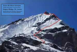 Французская команда открывает новый маршрут на вершину Наре Ри Шар (Nare Ri Shar, 6005 м.) в Непале