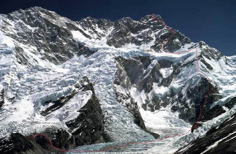 Словенский маршрут 1991 года на вершину Канченжанга (Kangchenjunga (8476 m) по южному ребру