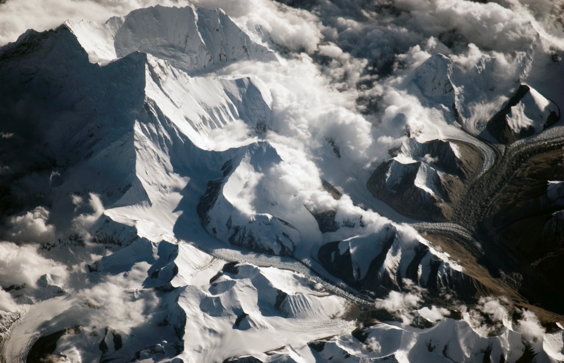 Эверест. Фото с борта МКС