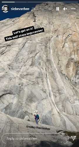 Бельгийские скалолазы пытаются повторить самый сложный мультипитчевый маршрут в мире: "Dawn Wall" на скале Эль-Капитан