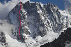 Первое зимнее соло-прохождение одного из сложнейших маршрутов Альп - 