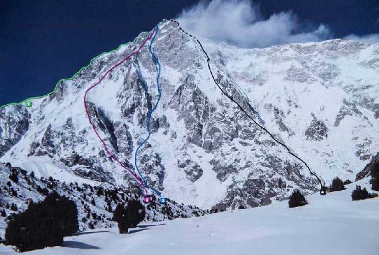 Нангапарбат зимой 2022: выход на 6200 метров
