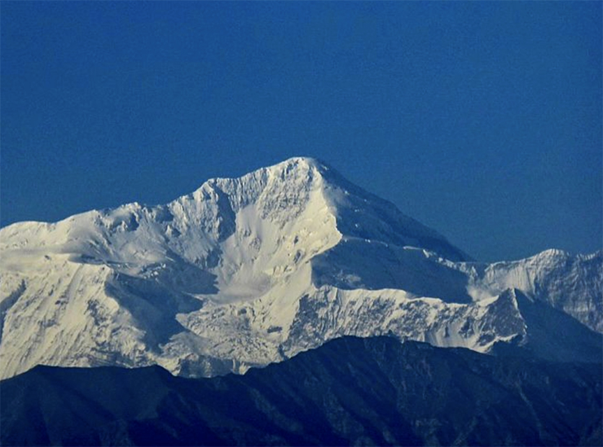 Гора Конгур-Таг (Kongur Tag) выстой 7719 метров. Высочайшая вершина Памира