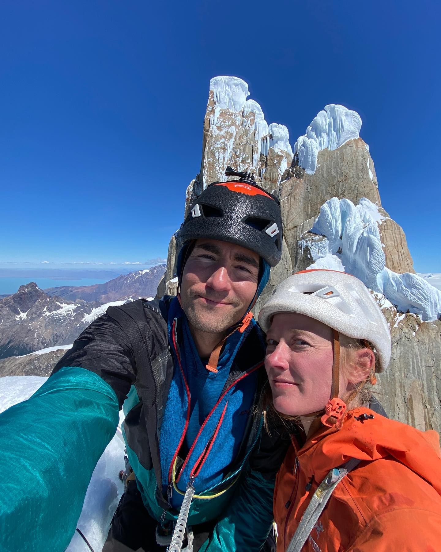 Джефф Райт (Jeff Wright) и Прити Райт (Priti Wright) в экспедиции по Патагонии. январь 2022. Фото Priti Wright
