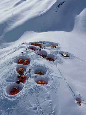 Зимняя экспедиция на Манаслу: снег, снег, снег....