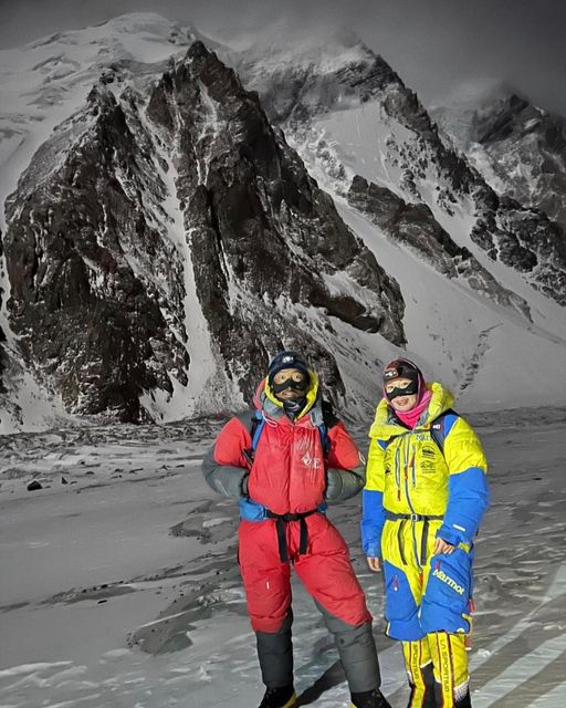 Грейс Цзэн (Grace (Ko-Erh) Tseng) и Нима Гьялжен Шерпа (Nima Gyalzen Sherpa)