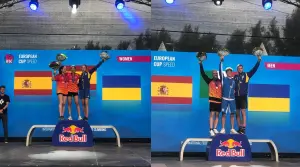 Украинские скалолазы выбороли две бронзовые медали на этапе Кубка Европы в Инсбруке