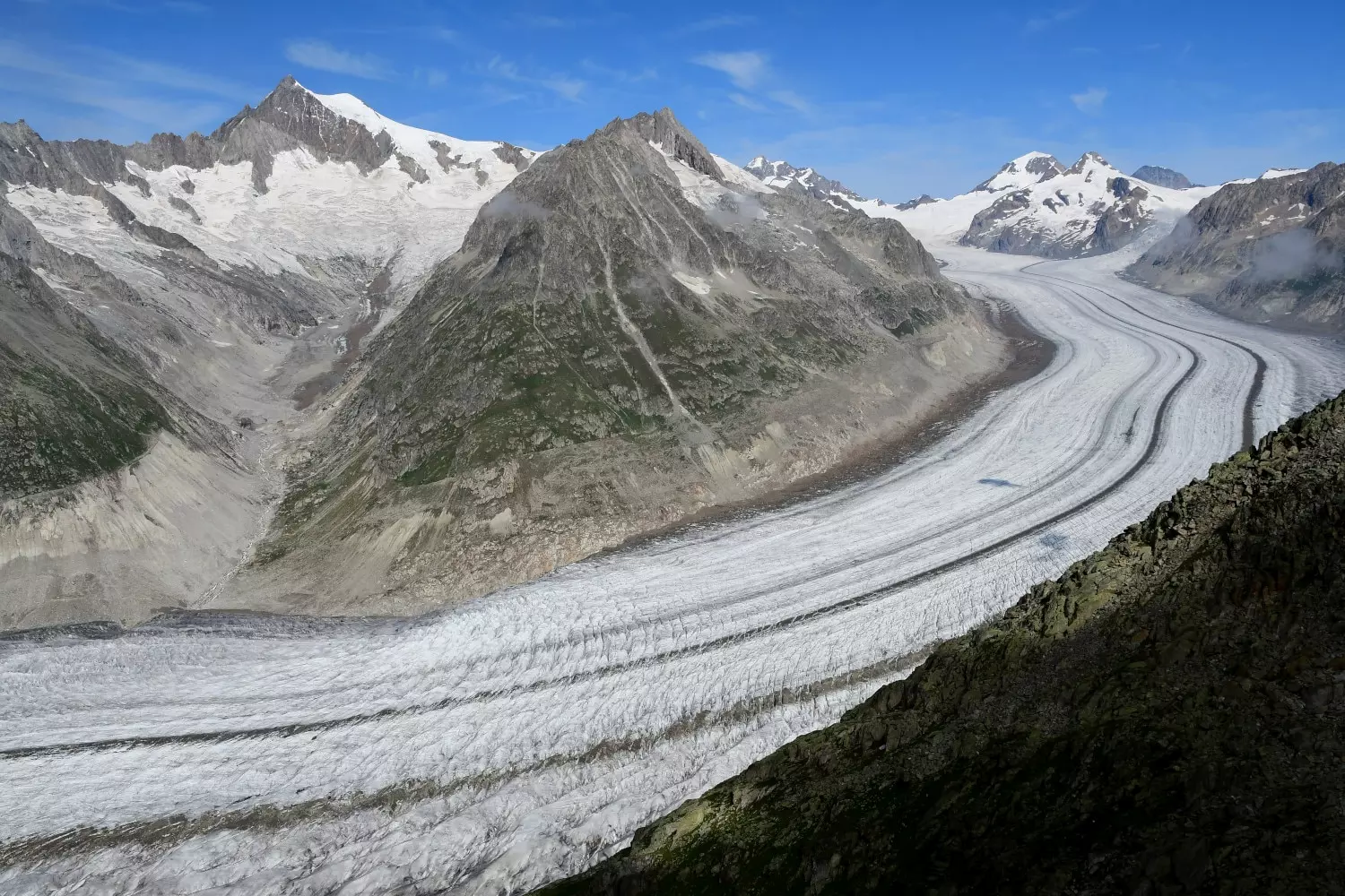  Алечглетчер, найбільший льодовик в Альпах