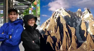 За 100 метрів від вершини: Джефф Райт та Пріті Райт не дісталися вершини досі нескореного семитисячника К7 Центральна у Пакистані
