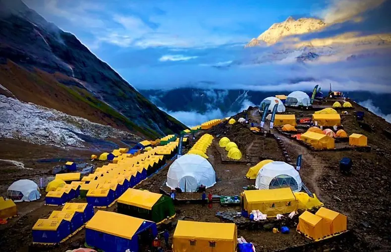 Базовий табір Манаслу. вересень 2022 року. Фото Seven Summit Treks