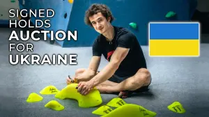 «Жорстока війна»: для допомоги Україні Адам Ондра виставить на аукціон власні скелелазні зачіпки