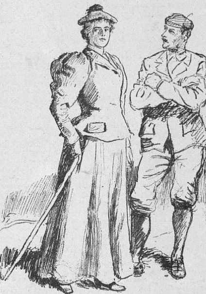 «Досвідчена леді-альпіністка»  Графіка. 13 серпня 1898 р