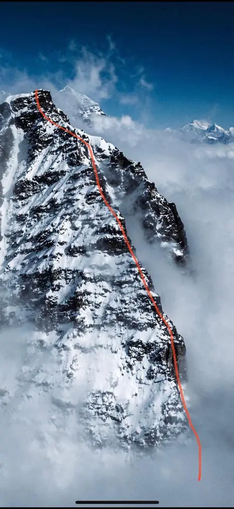 Перший маршрут ан раніше несходжену вершину у Непалі. Фото Ted Hesser / Madison Mountaineering