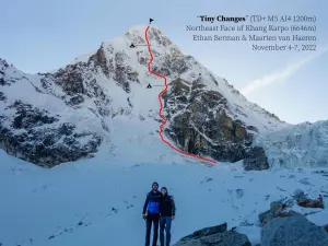Канадці відкривають новий маршрут на вершину гори Ханг Карпо (6646 метрів) у Непалі