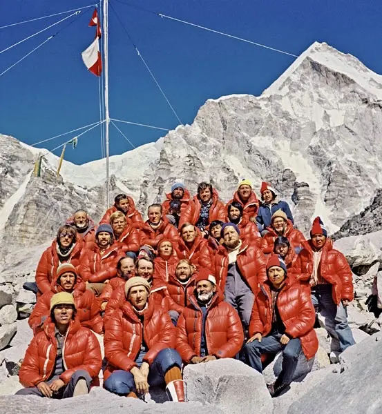 Польська команда під час зимової експедиції 1979-1980 рр. Фото: Bogdan Jankowski
