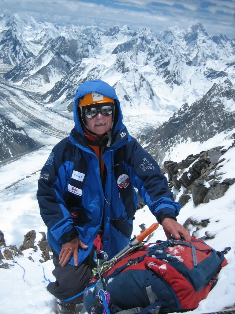 Анна Червінська (Anna Czerwińska) під час експедиції на восьмитисячник К2 у 2005 році. Фото Darek Załuski