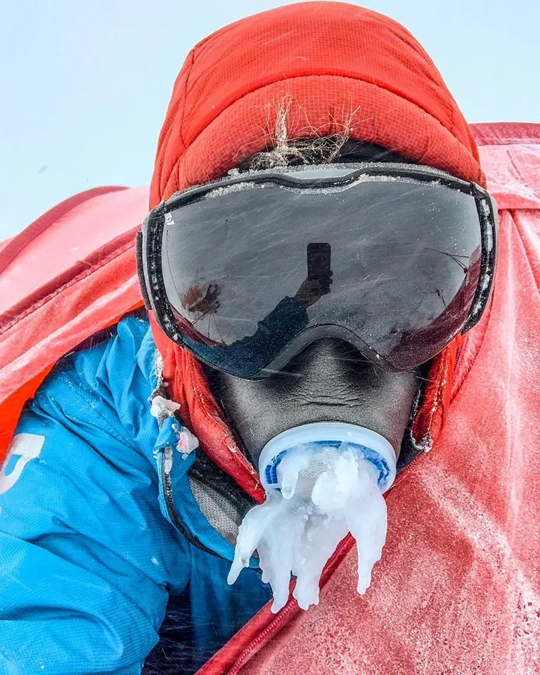 Йошт Кобуш (Jost Kobusch) після зимового сходження на Деналі. Фото Jost Kobusch