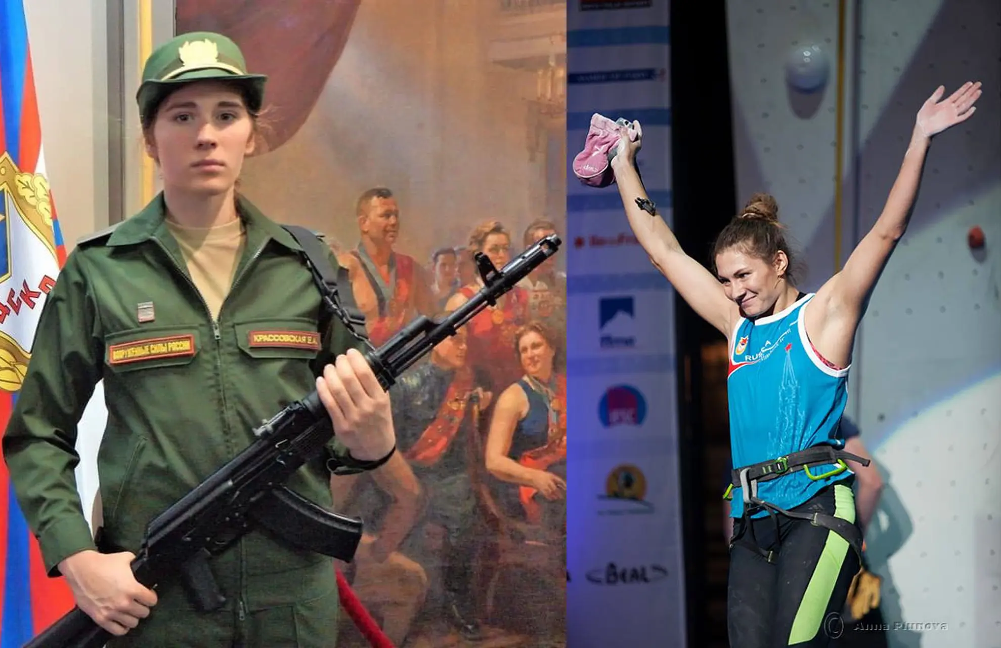 Російська спортсменка Олена Красовська, Чемпіонка Світу зі скелелазіння