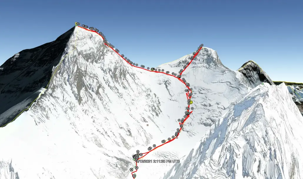 маршрути сходження на Еверест та Лхоцзе