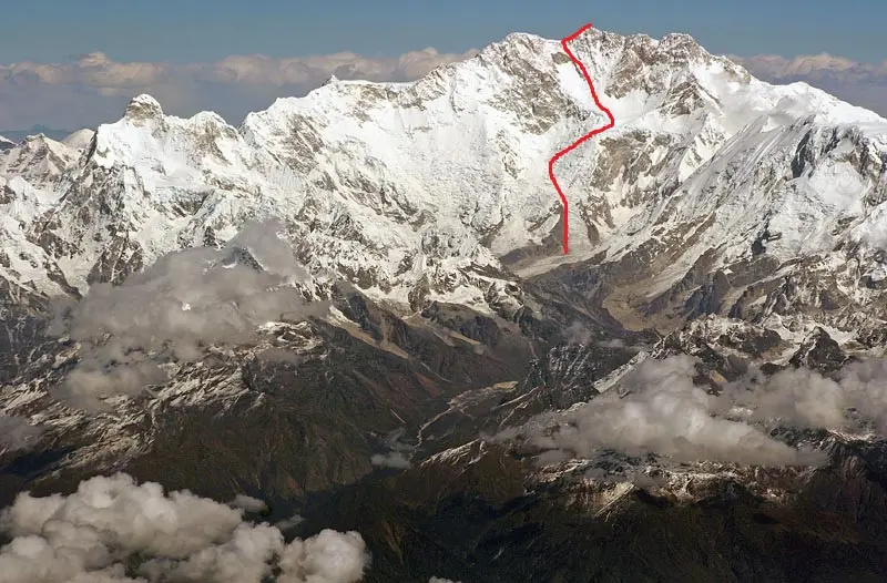 Канченджанга (Kangchenjunga, 8586 м) - стандартний маршрут сходження