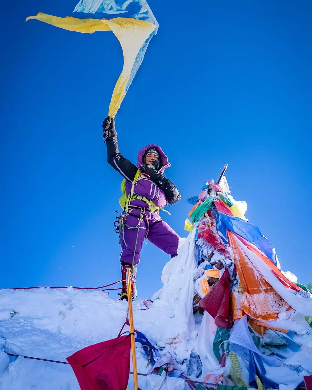 Антоніна Самойлова.на вершині Евересту. 24 травня 2023 року