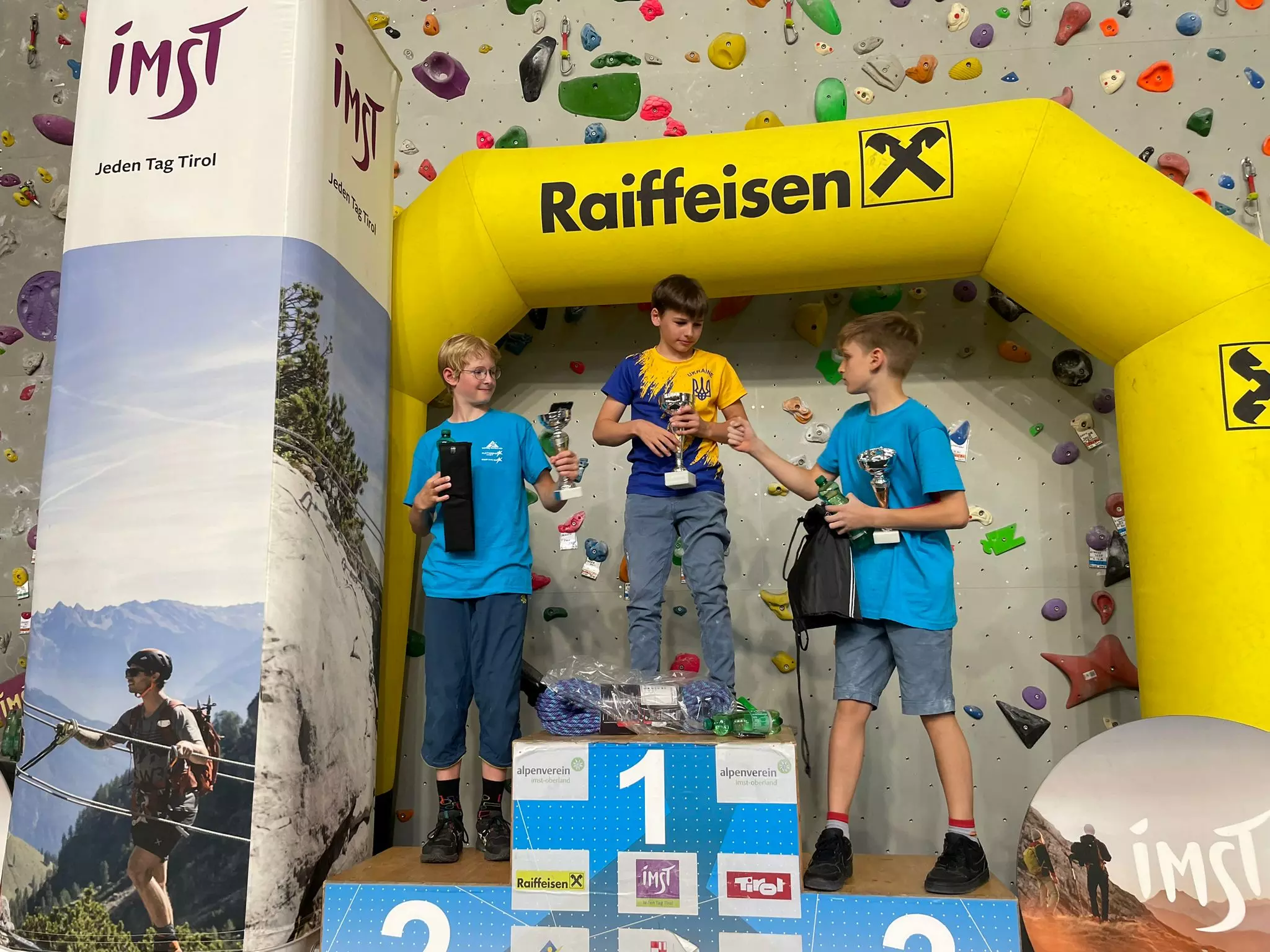 Костянтин Панков здобув золоту медаль змагань Youth Color Climbing Festival 2023. Фото Klettern Imst